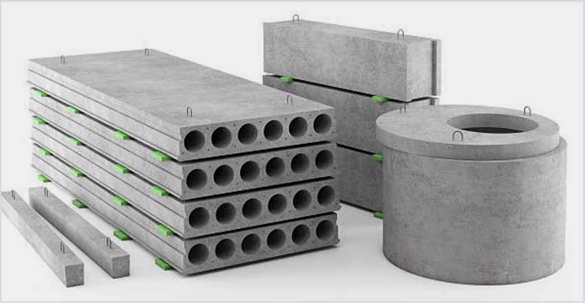 انواع قطعات بتنی