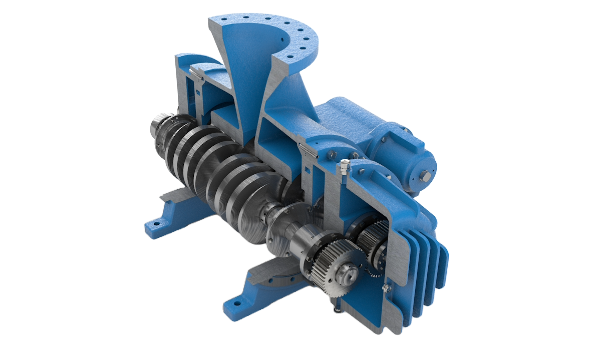 پمپ بتن اسکرو