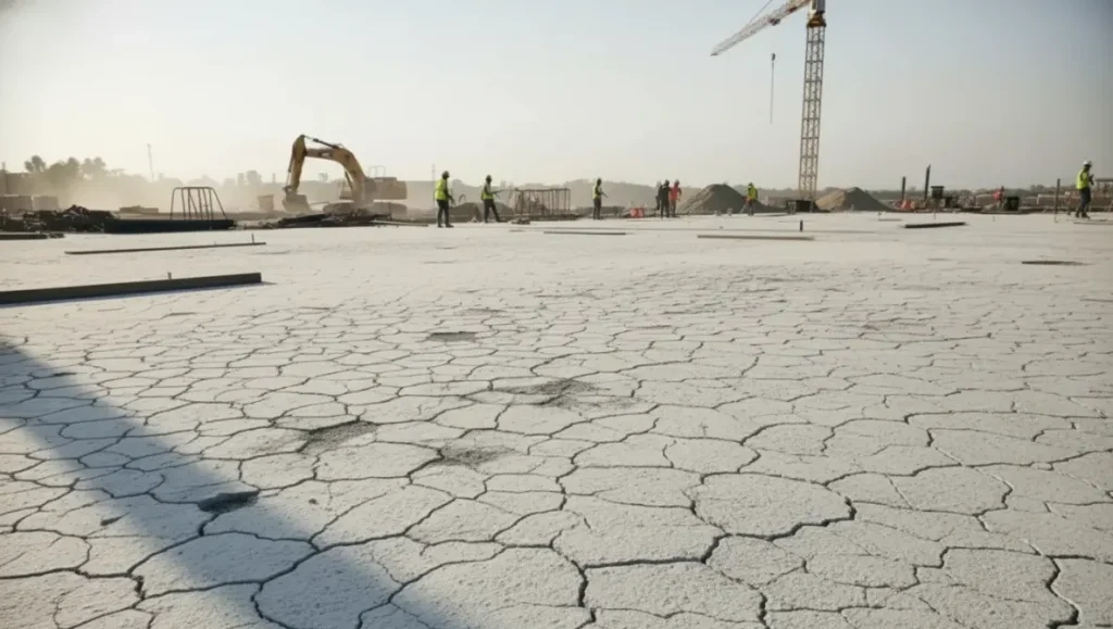 مراقبت های پس از بتن ریزی در هوای گرم